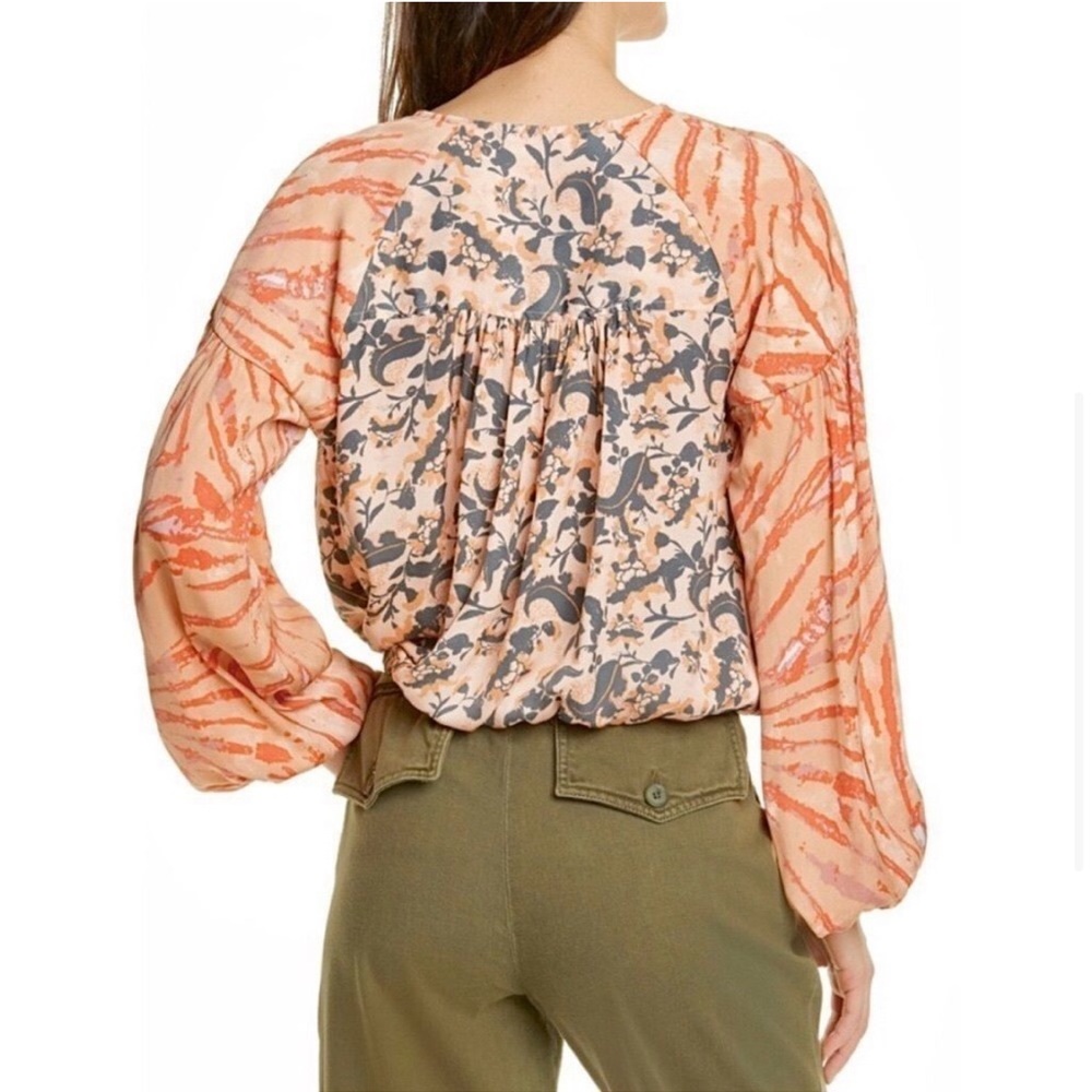 Free People Crusing Together Printed Top…size S..NWT - Picture 2 of 4